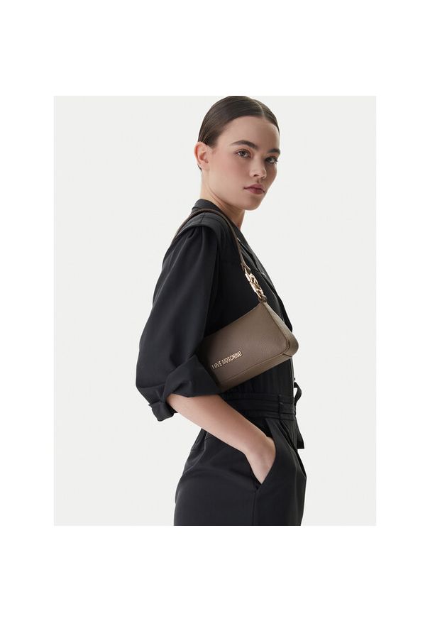 Love Moschino - Torebka LOVE MOSCHINO. Kolor: brązowy
