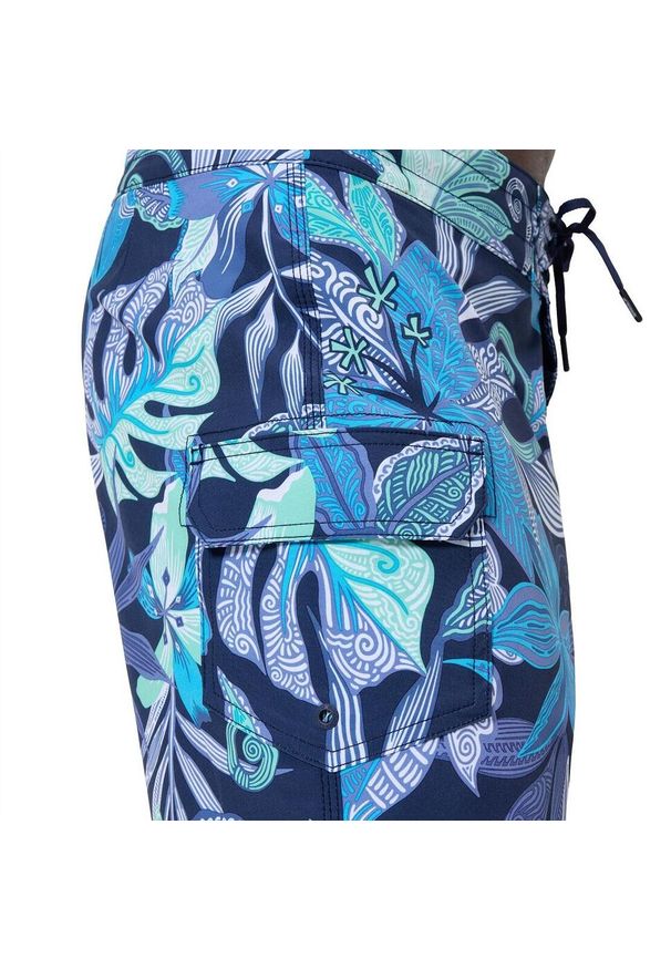 Spodenki szorty plażowe na basen męskie Speedo Print BoardShort. Kolor: niebieski. Wzór: nadruk
