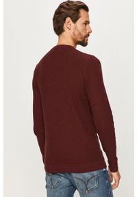 Selected - Sweter. Kolor: czerwony. Materiał: materiał #6