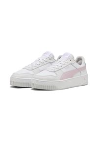 Buty do chodzenia damskie Puma Carina Street. Okazja: na co dzień. Kolor: szary, biały, wielokolorowy, różowy. Obcas: na platformie. Sport: turystyka piesza