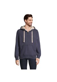 SOL'S - Kurtka Dla Dorosłych Unisex Sherpa Zapinana Na Zamek Błyskawiczny. Kolor: niebieski