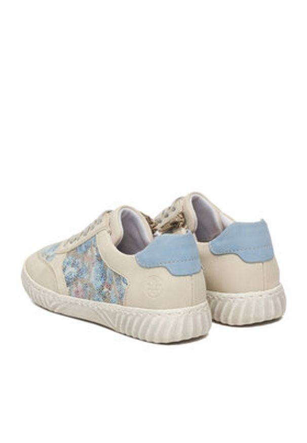 Rieker Sneakersy N0904-90 Niebieski. Kolor: niebieski. Materiał: materiał