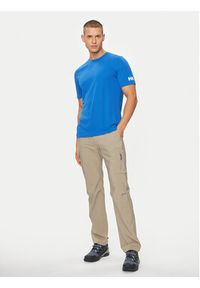 Helly Hansen Koszulka techniczna Hh Tech T-Shirt 48363 Niebieski Regular Fit. Kolor: niebieski. Materiał: syntetyk #3