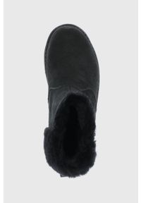 EMU Australia - Emu Australia Buty zimowe zamszowe dziecięce Merck Teens kolor czarny. Nosek buta: okrągły. Kolor: czarny. Materiał: zamsz. Szerokość cholewki: normalna. Sezon: zima #5