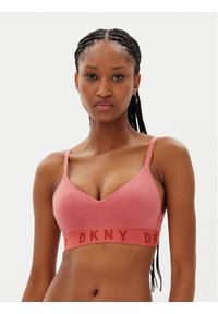 DKNY Biustonosz push-up DK4518 Różowy. Kolor: różowy. Materiał: bawełna. Rodzaj stanika: push-up