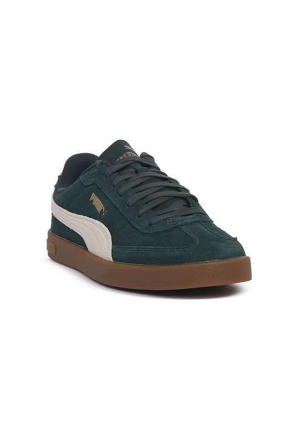 Buty do chodzenia męskie Puma 03 Club Ii Era. Kolor: biały, zielony, wielokolorowy. Materiał: skóra. Szerokość cholewki: normalna. Sport: turystyka piesza