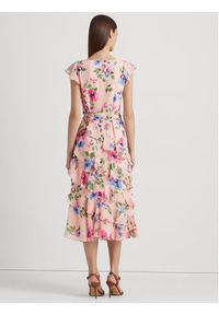 Lauren Ralph Lauren Sukienka koktajlowa 250908442001 Różowy Regular Fit. Kolor: różowy. Styl: wizytowy #3