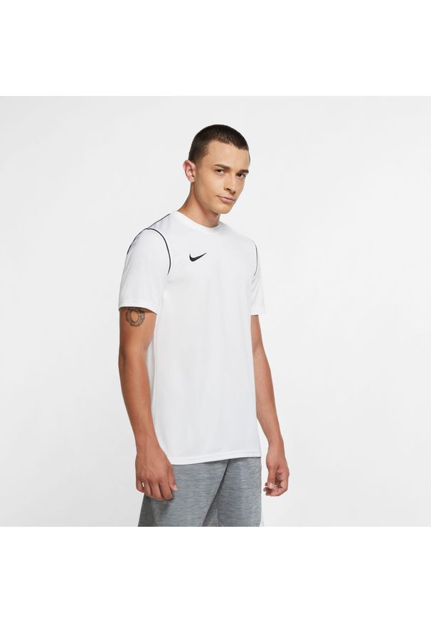 Koszulka z krótkim rękawem Męska Nike TOP BV6883 100 Biały. Kolor: biały. Długość rękawa: krótki rękaw. Długość: krótkie. Sport: piłka nożna