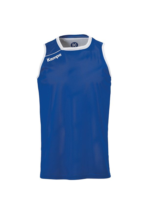 KEMPA - Odwracalny tank top Kempa Player. Kolor: biały, niebieski, wielokolorowy. Wzór: kolorowy