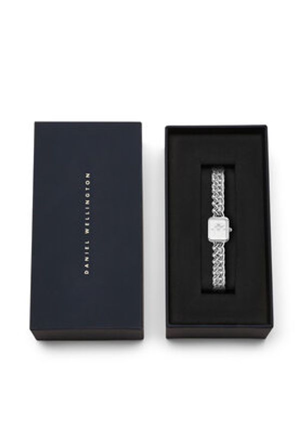 Daniel Wellington Zegarek Jolie Chain 15 DW00100834 Srebrny. Kolor: srebrny