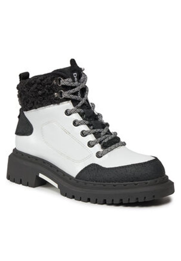 Desigual Trapery 22WSTP06 Czarny. Kolor: czarny. Materiał: skóra