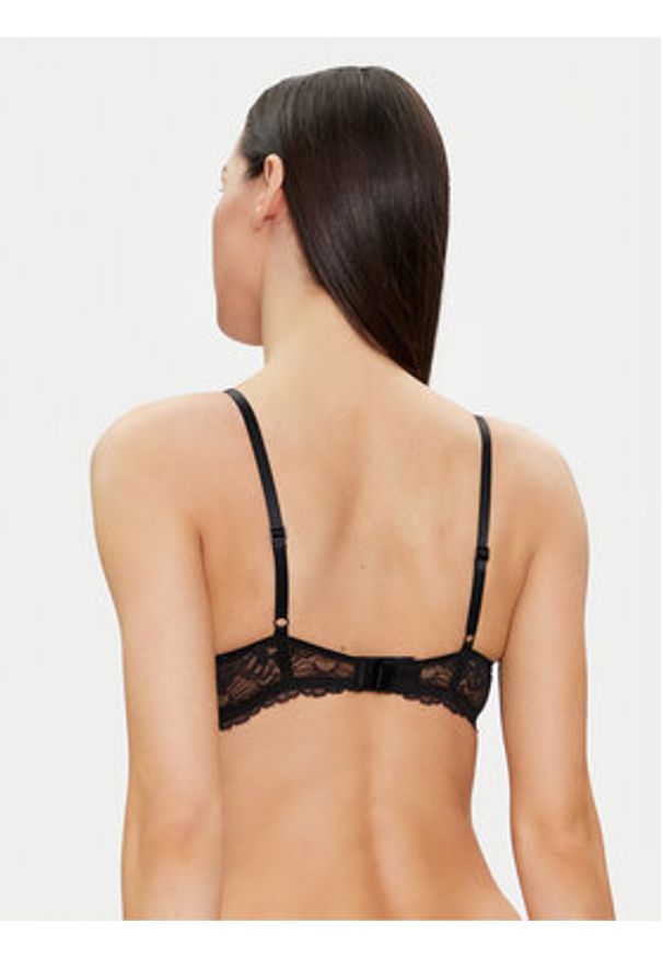 Calvin Klein Underwear Biustonosz z fiszbiną 000QF7751E Czarny. Kolor: czarny. Materiał: syntetyk