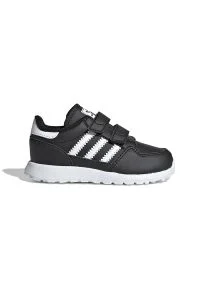 Adidas - ADIDAS ORIGINALS FOREST GROVE > EG8962. Zapięcie: rzepy. Materiał: skóra, guma. Szerokość cholewki: normalna. Wzór: paski #1