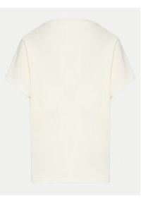 Mustang T-Shirt Alma 1015163 Écru Regular Fit. Materiał: bawełna