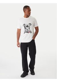 Hugo - HUGO T-Shirt Dubrox 50553779 Écru Regular Fit. Materiał: bawełna #5