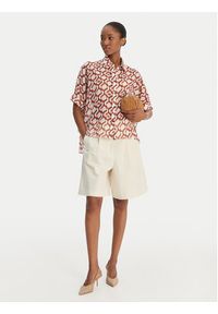 Weekend Max Mara Bermudy Ecuba 2615141022 Écru Loose Fit. Materiał: bawełna #2