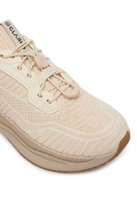 Clarks Sneakersy Pace Rise. 26187828 Beżowy. Kolor: beżowy. Materiał: materiał #2