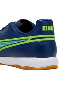 Buty piłkarskie Puma King Match It M 107261 02 niebieskie. Kolor: niebieski. Materiał: materiał, mikrofibra, guma. Szerokość cholewki: normalna. Sport: piłka nożna #7