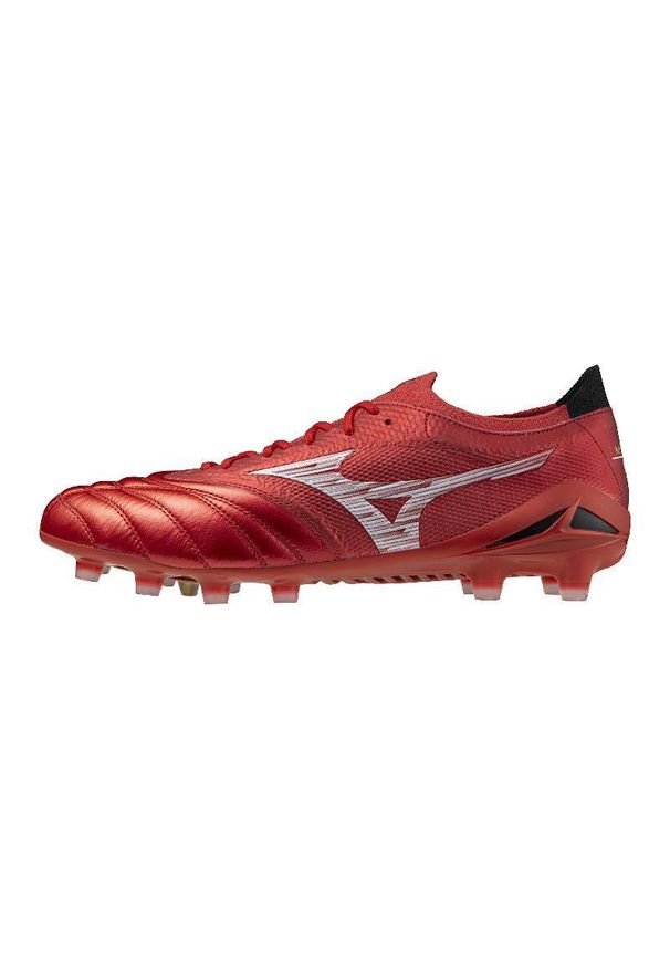 Buty piłkarskie Mizuno Morelia Neo Beta Elite Japan FG. Kolor: czerwony, biały, wielokolorowy. Sport: piłka nożna