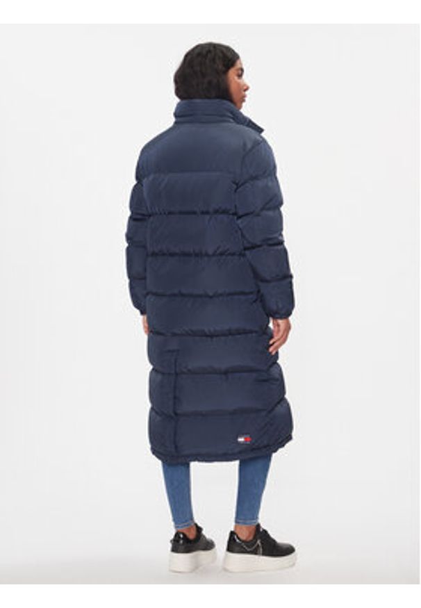 Tommy Jeans Kurtka puchowa Alaska DW0DW14287 Granatowy Regular Fit. Kolor: niebieski. Materiał: syntetyk