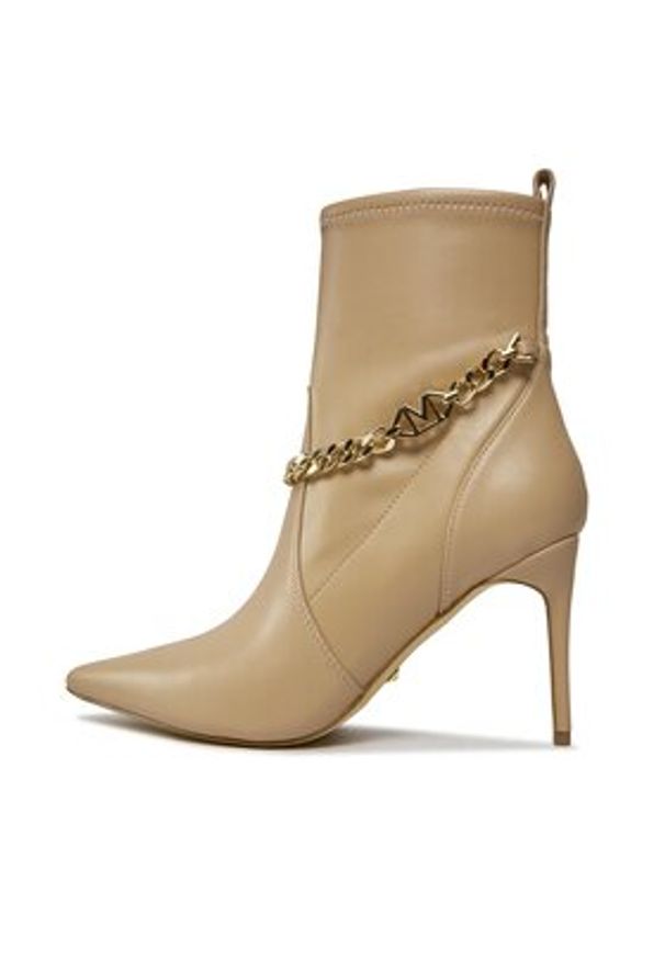 Marciano Guess Botki 3BGZ60 7013A Beżowy. Kolor: beżowy. Materiał: skóra