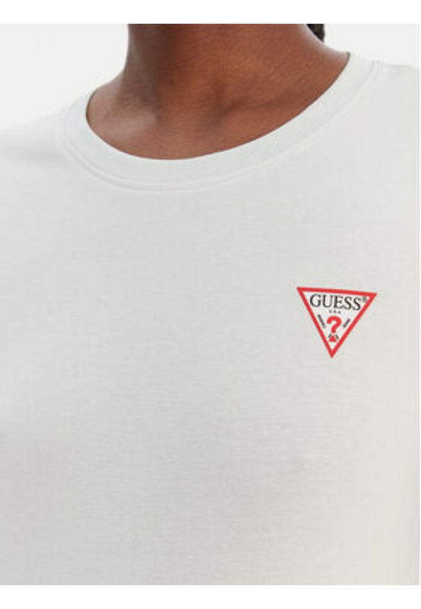 Guess T-Shirt W2YI44 J1314 Zielony Regular Fit. Kolor: zielony. Materiał: bawełna