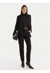 Marella Spodnie materiałowe Eresia 2525136062 Czarny Regular Fit. Kolor: czarny. Materiał: syntetyk