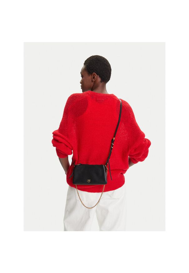 Pinko - Torebka PINKO. Kolor: czarny