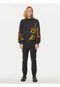 Versace Jeans Couture Koszula 76GAL2RW Czarny Regular Fit. Kolor: czarny. Materiał: wiskoza #3