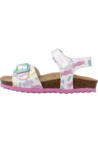 Geox - Sandały GEOX B SANDAL CHALKI GIRL Biały. Kolor: biały. Materiał: syntetyk, tkanina. Sezon: lato