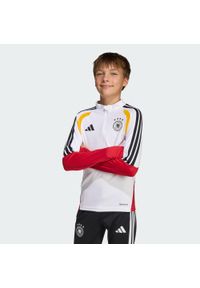 Adidas - Koszulka treningowa dziecięca Germany 26 Tiro. Kolor: biały. Materiał: dresówka. Styl: sportowy #1