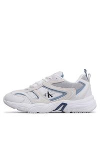 Calvin Klein Jeans Sneakersy Retro Tennis Su-Mesh YM0YM00589 Biały. Kolor: biały. Materiał: materiał #3