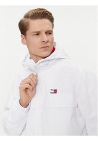 Tommy Jeans Wiatrówka Chicago DM0DM17983 Biały Regular Fit. Kolor: biały. Materiał: syntetyk #5