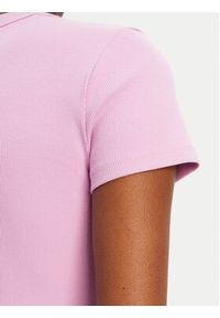 Hugo - HUGO T-Shirt Easy 50523924 Różowy Slim Fit. Kolor: różowy. Materiał: bawełna #4