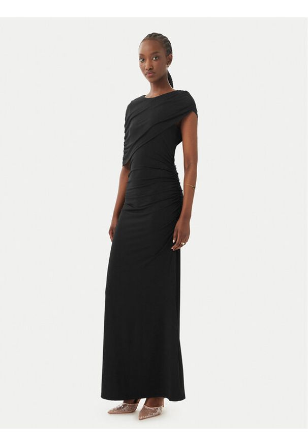 Vero Moda Sukienka wieczorowa Kassandra 10356465 Czarny Regular Fit. Kolor: czarny. Materiał: syntetyk. Styl: wizytowy