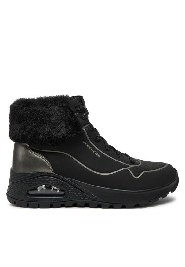 skechers - Skechers Sneakersy Uno Rugged 167993 Czarny. Kolor: czarny. Materiał: skóra