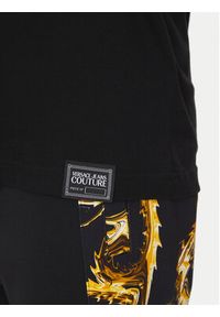 Versace Jeans Couture T-Shirt 77GAH612 JS388 Czarny Regular Fit. Kolor: czarny. Materiał: bawełna #5