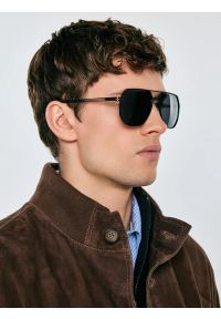 Big-Star - Okulary przeciwsłoneczne męskie czarne Suno 906. Kolor: czarny #2