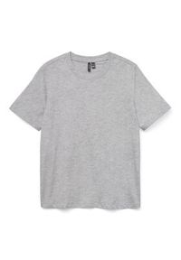 Vero Moda T-Shirt Paulina 10316991 Szary Regular Fit. Kolor: szary. Materiał: bawełna #5