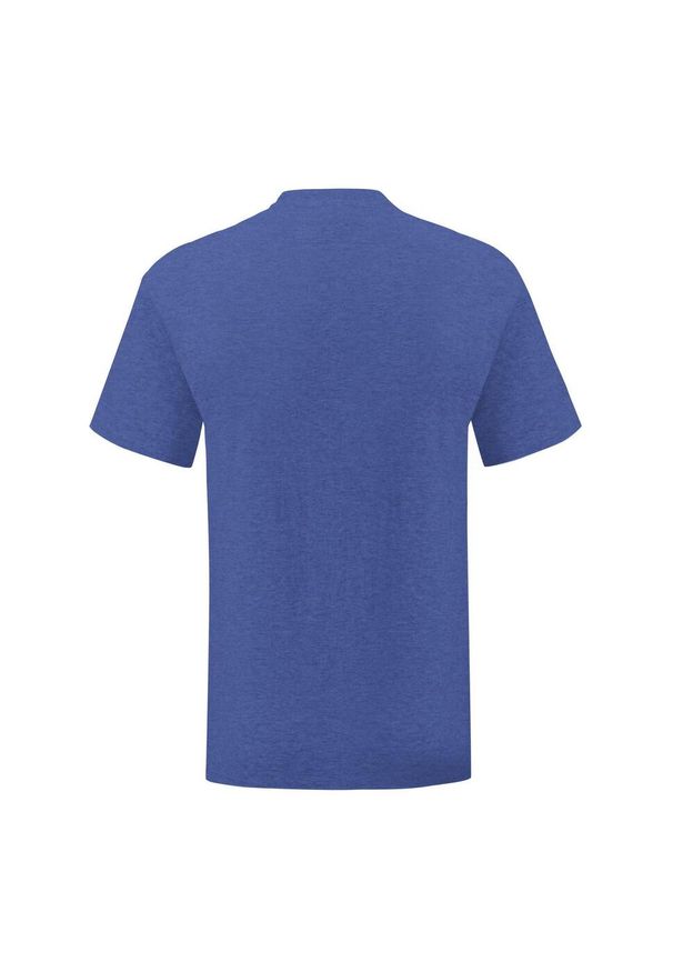 FRUIT OF THE LOOM - Koszulka Unisex Dla Dorosłych Iconic Heather. Kolor: niebieski