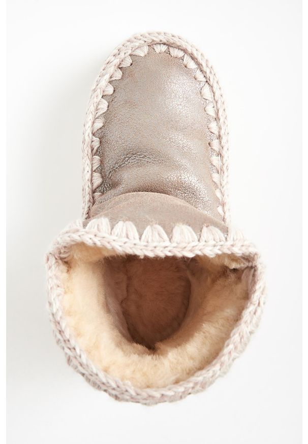 Mou - Śniegowce damskie skórzane Eskimo 18 MOU. Materiał: skóra
