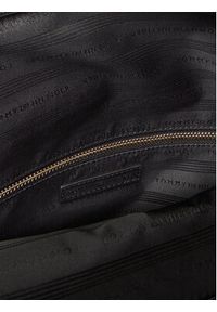 TOMMY HILFIGER - Tommy Hilfiger Torebka Th Logotape AW0AW17692 Czarny. Kolor: czarny. Materiał: skórzane #4