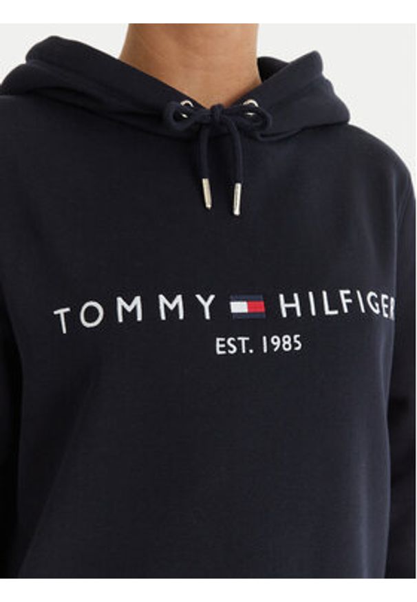 TOMMY HILFIGER - Tommy Hilfiger Bluza Heritage WW0WW31998 Granatowy Regular Fit. Kolor: niebieski. Materiał: syntetyk