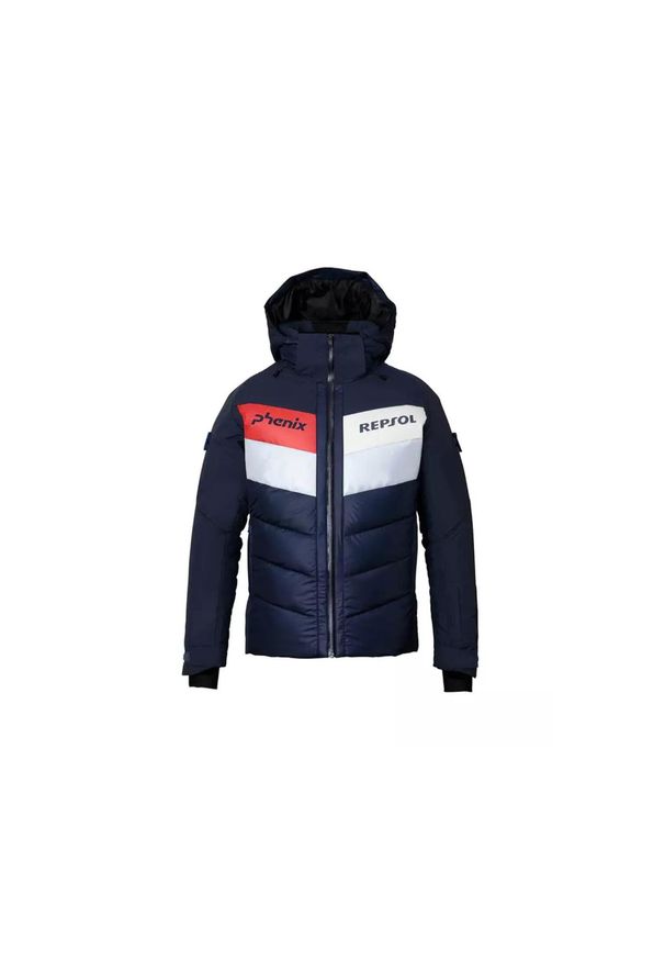 Kurtka narciarska męska Phenix Honda Touring Jacket. Kolor: niebieski. Materiał: poliester. Sezon: zima. Styl: wakacyjny