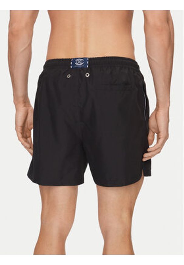 HOM Szorty kąpielowe 402537 Czarny Regular Fit. Kolor: czarny. Materiał: syntetyk