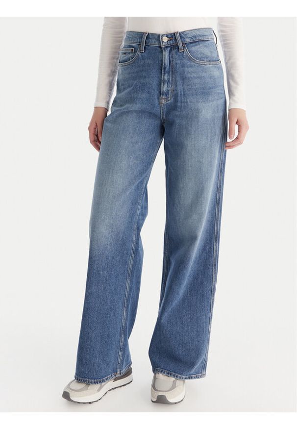 Tommy Jeans Jeansy Claire DW0DW20048 Niebieski Wide Leg. Kolor: niebieski