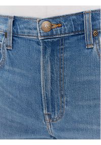 Lee Szorty jeansowe 5 Pocket 112349235 Niebieski Regular Fit. Kolor: niebieski. Materiał: bawełna