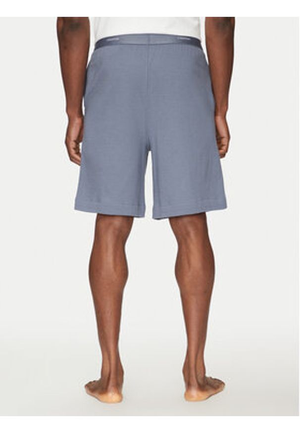Calvin Klein Underwear Szorty piżamowe 000NM2707E Niebieski Regular Fit. Kolor: niebieski. Materiał: bawełna