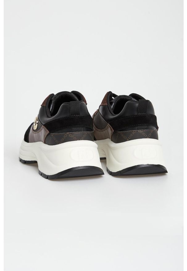 Liu Jo - Sneakersy damskie skórzane LIU JO. Materiał: skóra