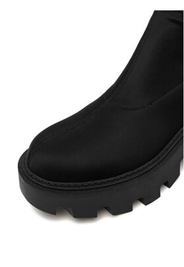 DeeZee Kozaki 67091-8H Czarny. Kolor: czarny. Materiał: materiał